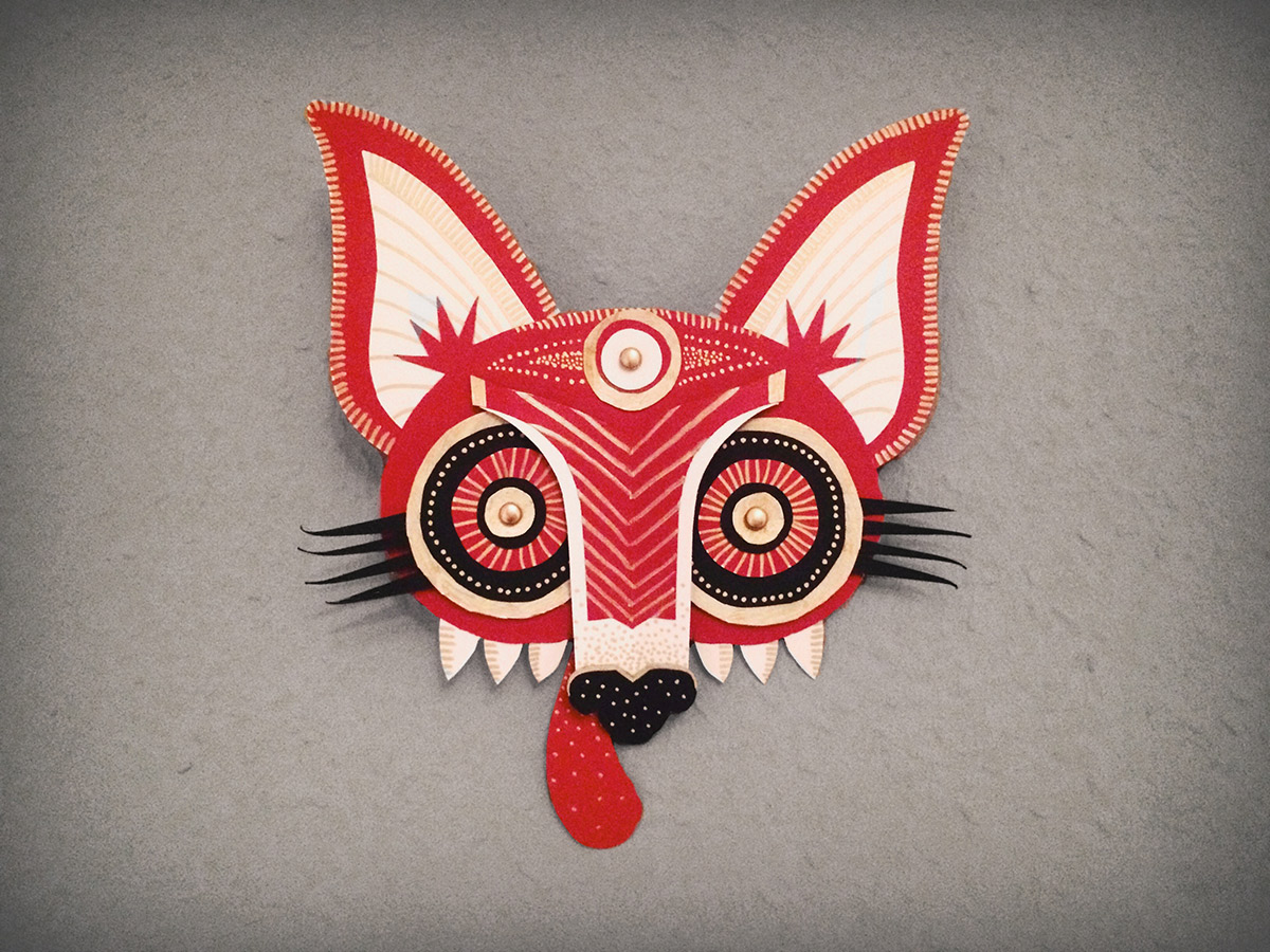 Masque Renard Clementine Bischoff